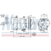 Nissens | Kompressor, Klimaanlage | 89108