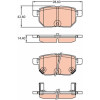 TRW | Bremsbelagsatz, Scheibenbremse | GDB3454