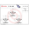 Brembo | Bremsbelagsatz, Scheibenbremse | P 59 046