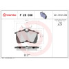 Brembo | Bremsbelagsatz, Scheibenbremse | P 28 030