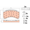 TRW | Bremsbelagsatz, Scheibenbremse | GDB5116