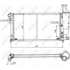 NRF | Kühler, Motorkühlung | 50421