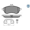 Meyle | Bremsbelagsatz, Scheibenbremse | 025 243 0620-2/PD