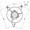 NRF | Lüfter, Motorkühlung | 47498