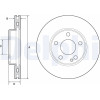 Delphi | Bremsscheibe | BG4554C