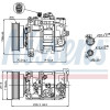 Nissens | Kompressor, Klimaanlage | 89237