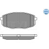 Meyle | Bremsbelagsatz, Scheibenbremse | 025 239 6617/W