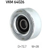 SKF | Umlenk-/Führungsrolle, Keilrippenriemen | VKM 64026