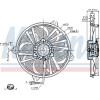Nissens | Lüfter, Motorkühlung | 85605