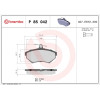 Brembo | Bremsbelagsatz, Scheibenbremse | P 85 042