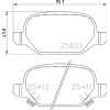 Brembo | Bremsbelagsatz, Scheibenbremse | P 23 151