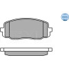 Meyle | Bremsbelagsatz, Scheibenbremse | 025 242 7516/W