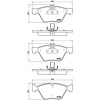 Brembo | Bremsbelagsatz, Scheibenbremse | P 50 075