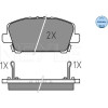 Meyle | Bremsbelagsatz, Scheibenbremse | 025 240 8717/W