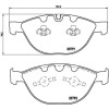 Brembo | Bremsbelagsatz, Scheibenbremse | P 06 047