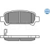 Meyle | Bremsbelagsatz, Scheibenbremse | 025 235 7214/W