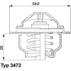 Wahler | Thermostat, Kühlmittel | 3472.87D