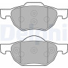 Delphi | Bremsbelagsatz, Scheibenbremse | LP1862