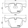 Brembo | Bremsbelagsatz, Scheibenbremse | P 06 029