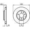 BOSCH | Bremsscheibe | 0 986 479 132