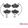 Brembo | Bremsbelagsatz, Scheibenbremse | P 68 008