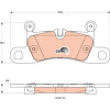 TRW | Bremsbelagsatz, Scheibenbremse | GDB1875