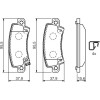 BOSCH | Bremsbelagsatz, Scheibenbremse | 0 986 424 790