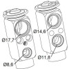 NRF | Expansionsventil, Klimaanlage | 38399