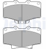 Delphi | Bremsbelagsatz, Scheibenbremse | LP1070