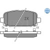 Meyle | Bremsbelagsatz, Scheibenbremse | 025 228 4418