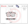 Brembo | Bremsbelagsatz, Scheibenbremse | P 24 047