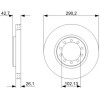 BOSCH | Bremsscheibe | 0 986 479 342