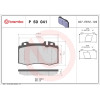 Brembo | Bremsbelagsatz, Scheibenbremse | P 50 041