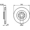 BOSCH | Bremsscheibe | 0 986 479 B87