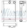 Nissens | Wärmetauscher, Innenraumheizung | 72669