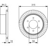 BOSCH | Bremsscheibe | 0 986 479 C32