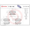 Brembo | Bremsbelagsatz, Scheibenbremse | P 50 144