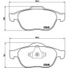 Brembo | Bremsbelagsatz, Scheibenbremse | P 68 032