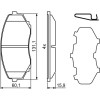 BOSCH | Bremsbelagsatz, Scheibenbremse | 0 986 494 855