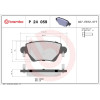 Brembo | Bremsbelagsatz, Scheibenbremse | P 24 059