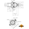 NRF | Thermostat, Kühlmittel | 725035