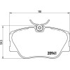 Brembo | Bremsbelagsatz, Scheibenbremse | P 50 008