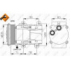 NRF | Kompressor, Klimaanlage | mit PAG Kompressoröl | 32110