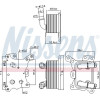 Nissens | Ölkühler, Motoröl | 91193