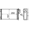 Mahle | Wärmetauscher, Innenraumheizung | AH 67 000S