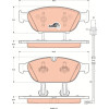 TRW | Bremsbelagsatz, Scheibenbremse | GDB1897
