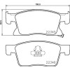 Brembo | Bremsbelagsatz, Scheibenbremse | P 59 091