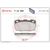 Brembo | Bremsbelagsatz, Scheibenbremse | P 44 005