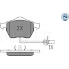 Meyle | Bremsbelagsatz, Scheibenbremse | 025 218 4919/PD