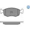 Meyle | Bremsbelagsatz, Scheibenbremse | 025 209 0818